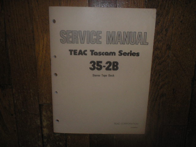 35-2B  Reel to Reel Service Manual  TASCAM